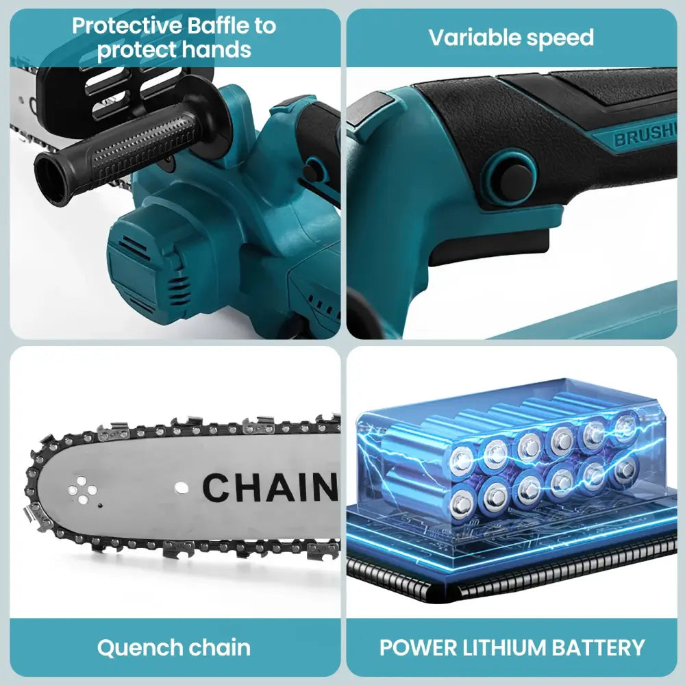 Tronçonneuse sans fil brushless 12 pouces – 1 500 W - tronçonneuse sans fil 12 pouces