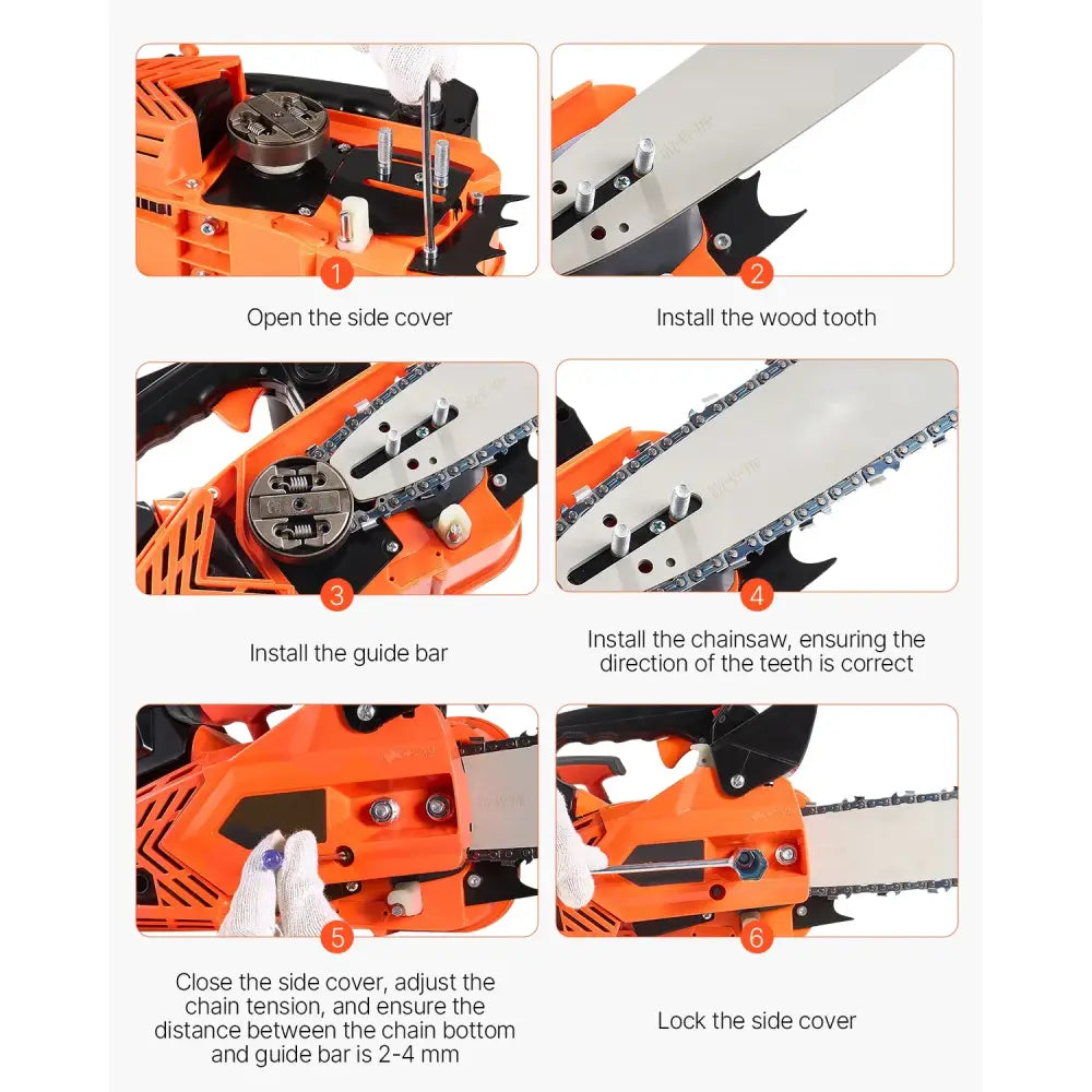 Tronçonneuse thermique 25 à 62 cm³ – guide 30 à 50 cm - Tronçonneuse thermique