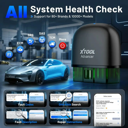 Valise Diagnostic Auto OBD2 Bluetooth XTOOL AD20Pro - XTOOL AD20Pro / France - Diagnostic automobile