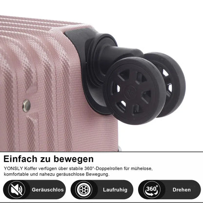 Valise rigide ABS 20 ou 24 pouces – 4 roues 360° - valise rigide ABS 4 roues 360