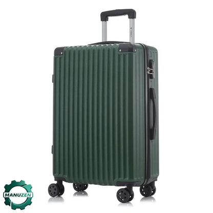 Valise rigide ABS 20 ou 24 pouces – 4 roues 360° - Vert foncé / 20 pouces / Allemagne - valise rigide ABS 4 roues 360