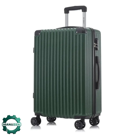Valise rigide ABS 20 ou 24 pouces – 4 roues 360° - Vert foncé / 20 pouces / Allemagne - valise rigide ABS 4 roues 360