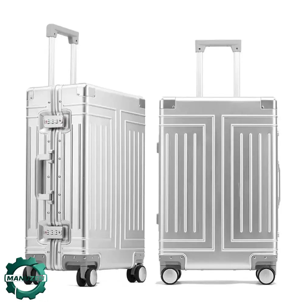 Valise rigide aluminium-magnésium 20 pouces – argent - 20 pouces – argent / France - valise aluminium 20 pouces