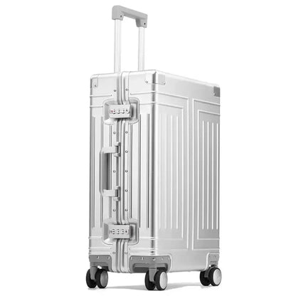 Valise rigide aluminium-magnésium 20 pouces – argent - 20 pouces – argent / France - valise aluminium 20 pouces