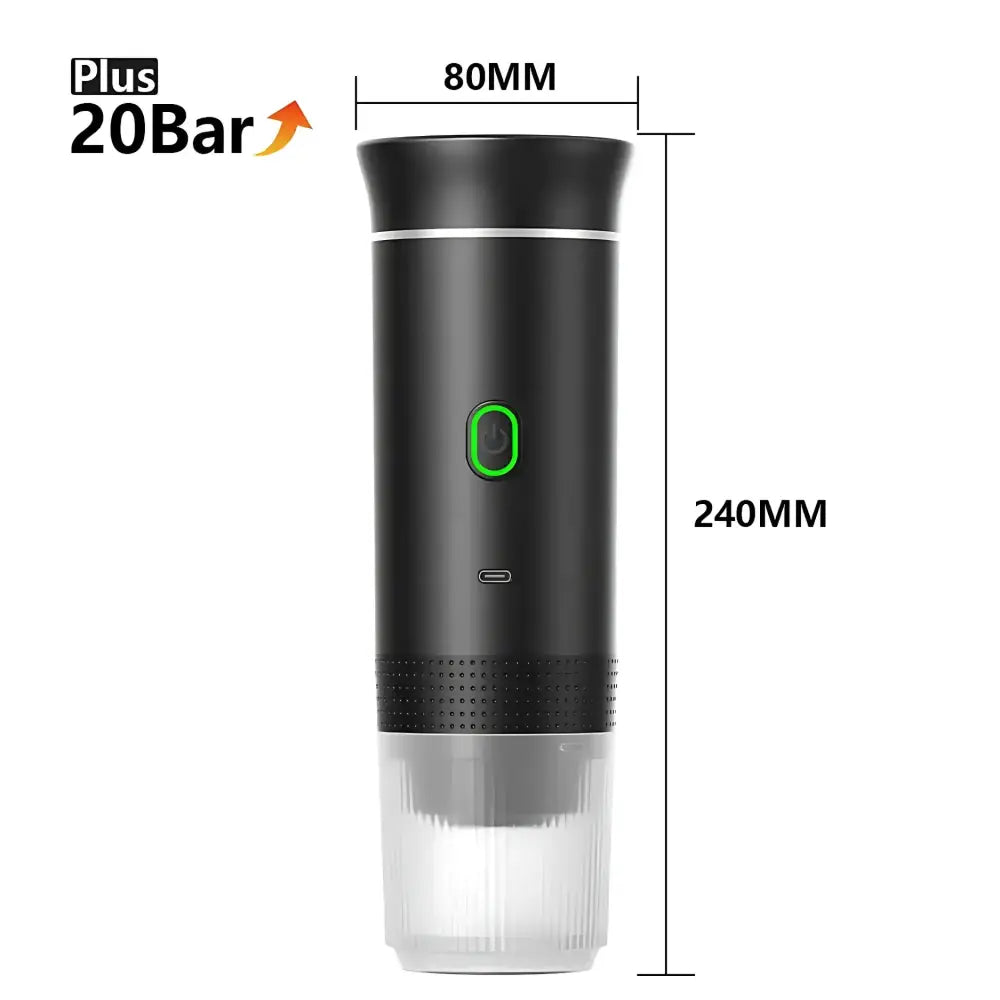 Veltrio - Cafetière portable intelligente Noir