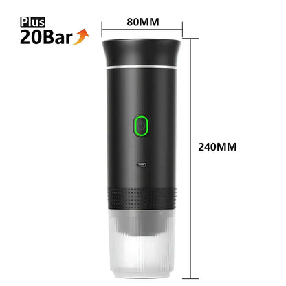 Veltrio - Cafetière portable intelligente Noir
