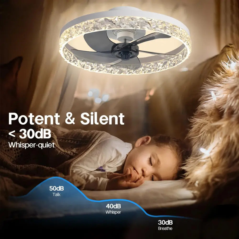 Ventilateur de plafond jelena avec éclairage LED et télécommande