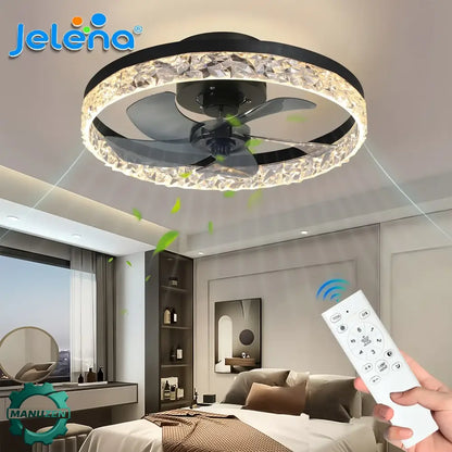 Ventilateur de plafond jelena avec éclairage LED et télécommande