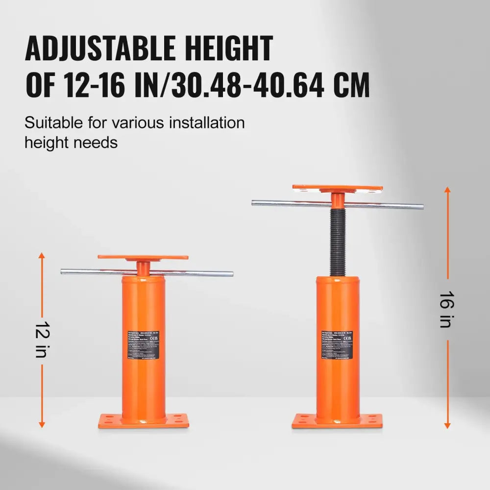 Vérin de support pour plancher – hauteur 30,5 à 40,6 cm - vérin support plancher réglable