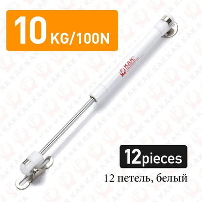 Vérins à gaz pour meuble 60 à 150 N – lots de 4 à 12 - Blanc – 100 N – lot de 12 / Espagne - Vérins à gaz pour meuble