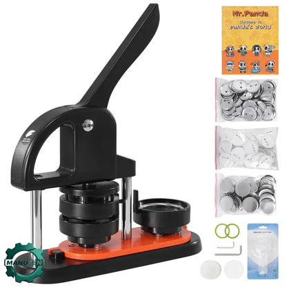 VEVOR Machine à Boutons 25 32 58 Broches Presse Ergonomique Kit Complet