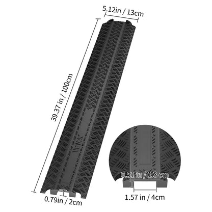 Rampe de protection TPR robuste 2000 lb par essieu intérieur extérieur — VEVOR 1 Pièce France