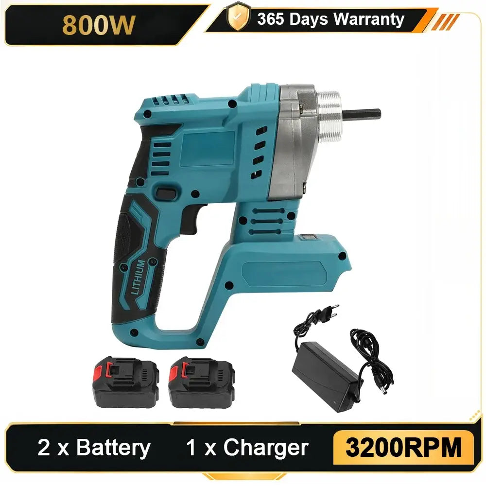 Vibrateur à béton sans fil 800 W – 3 200 tr/min – détail produit 8
