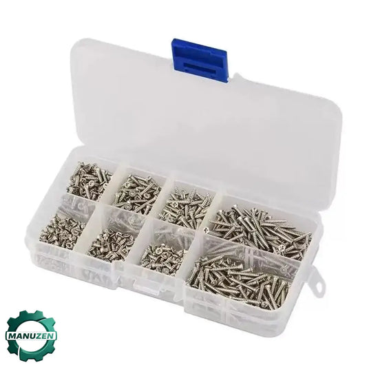 Vis Autotaraudeuses M2 Pour Bois Lot De 800 Vis À Tête Plate