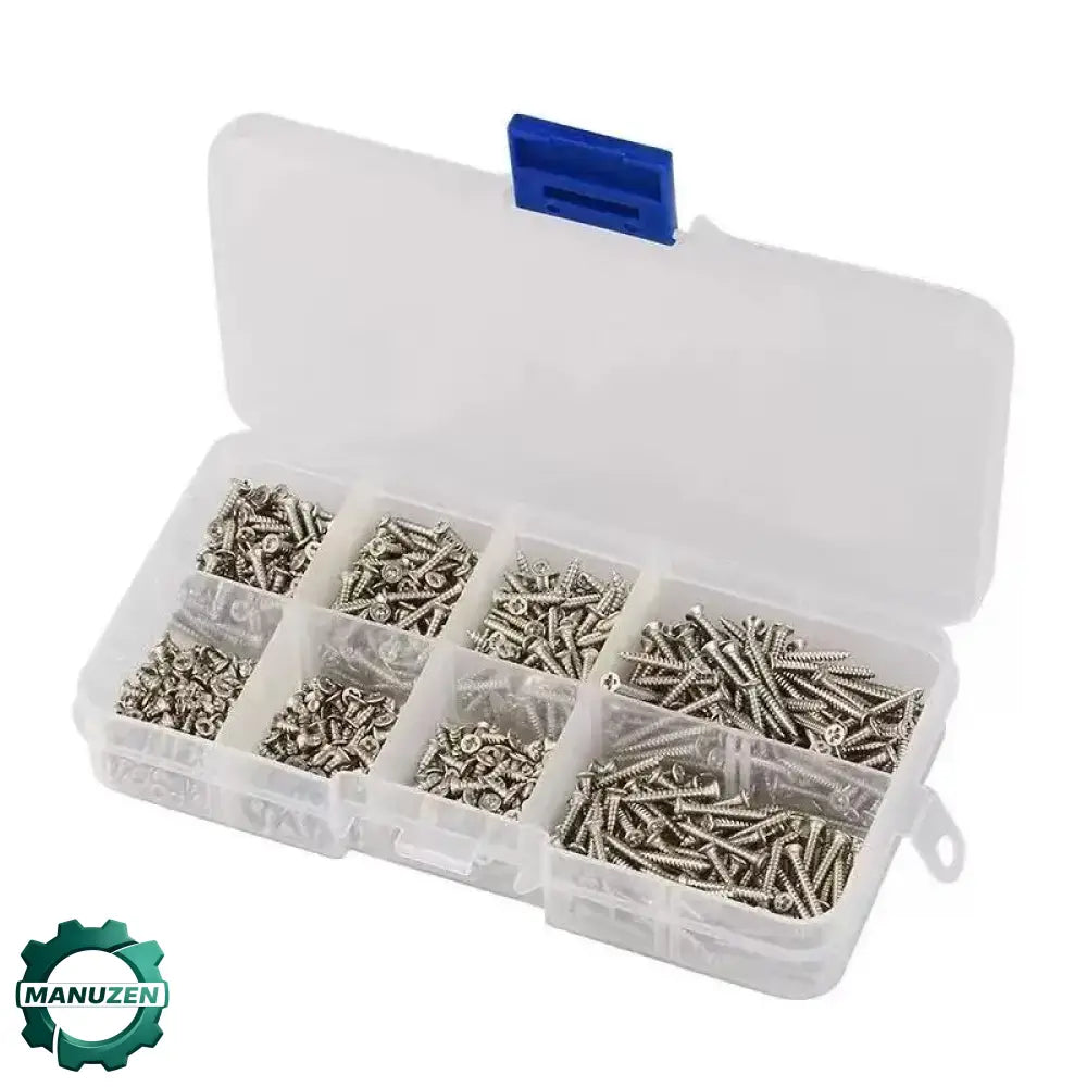 Vis autotaraudeuses M2 pour bois lot de 800 vis à tête plate