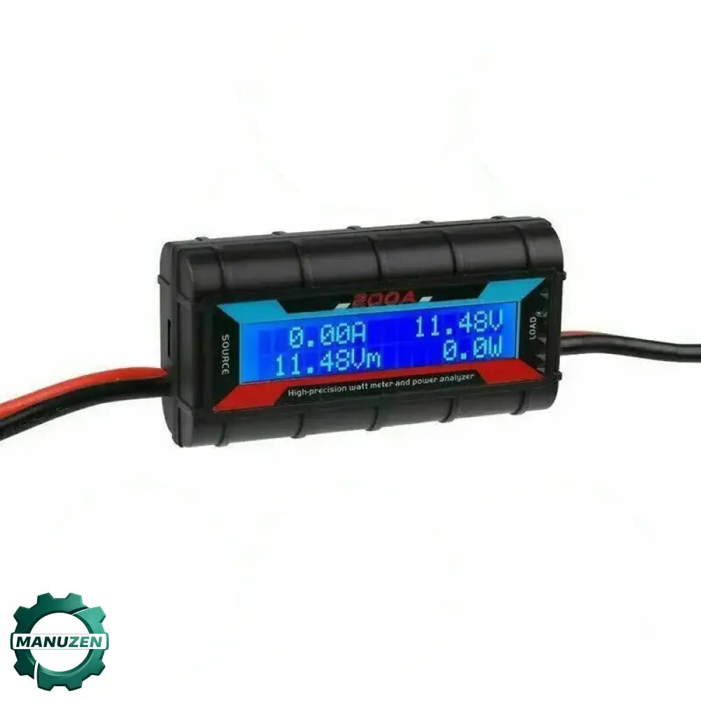 Wattmètre numérique 200 A LCD – analyseur batterie et solaire - 1 pièce / France - Wattmètre numérique
