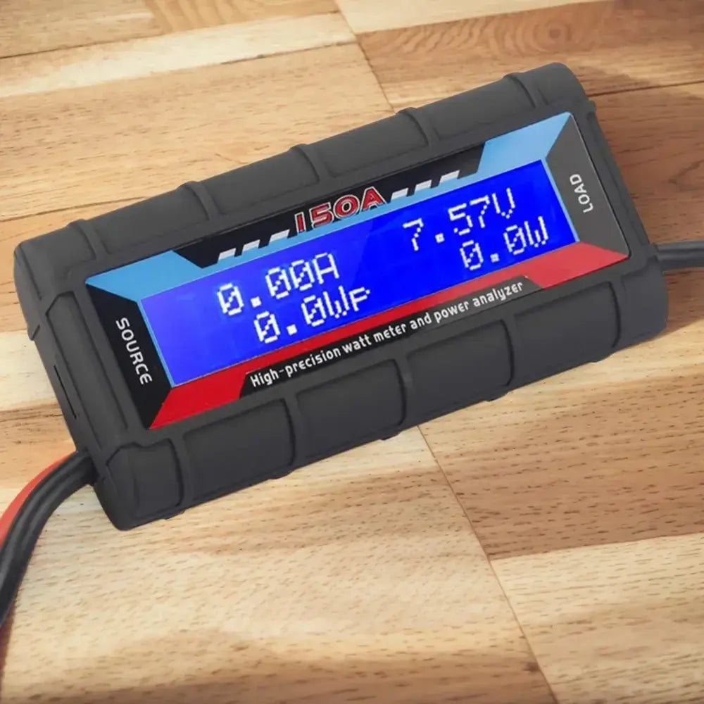 Wattmètre numérique 200 A LCD – analyseur batterie et solaire - 1 pièce / France - Wattmètre numérique